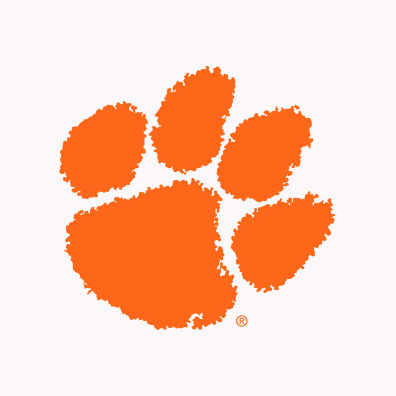 clemson -- purple -- orange